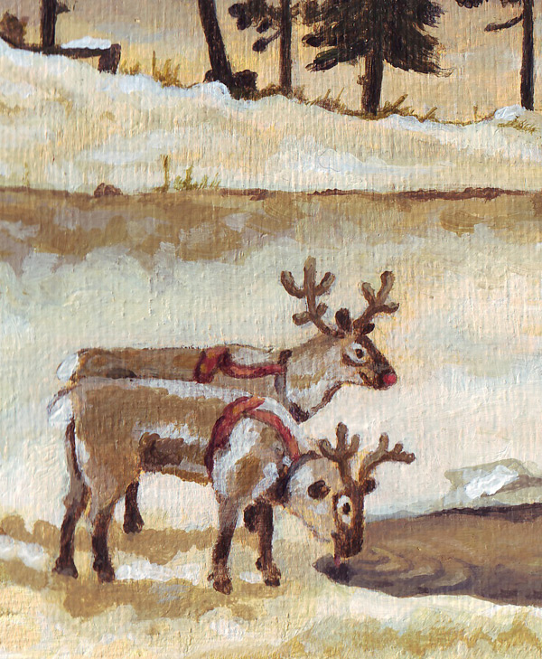 "reindeer rendieren red nose"