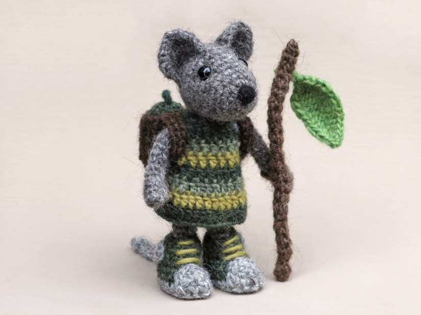 gehaakte muis, amigurumi mouse