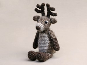 crochet reindeer pattern, haakpatroon rendier, red nosed reindeer, rudolph