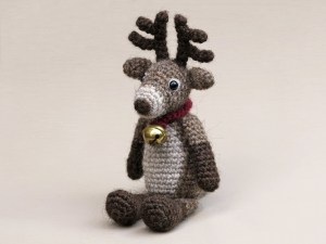 Crochet red nosed reindeer