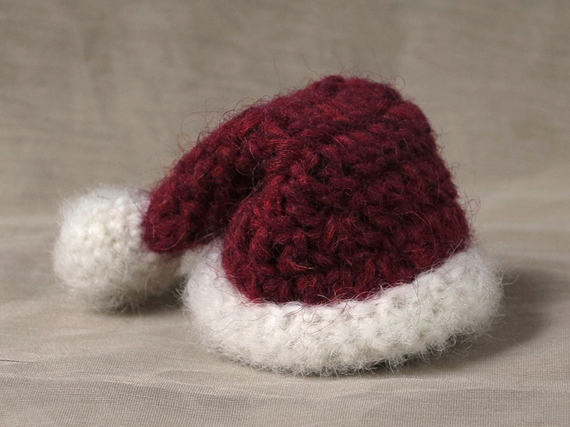 crochet santa hat