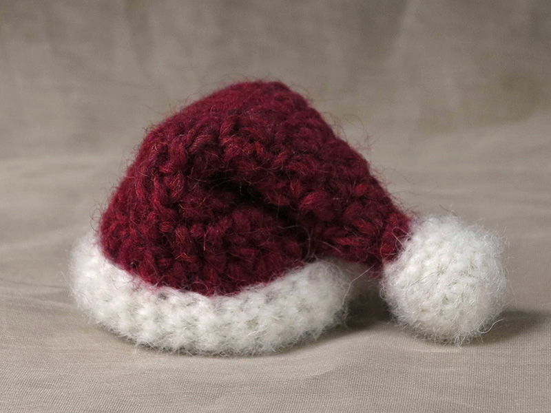 free crochet santa hat pattern