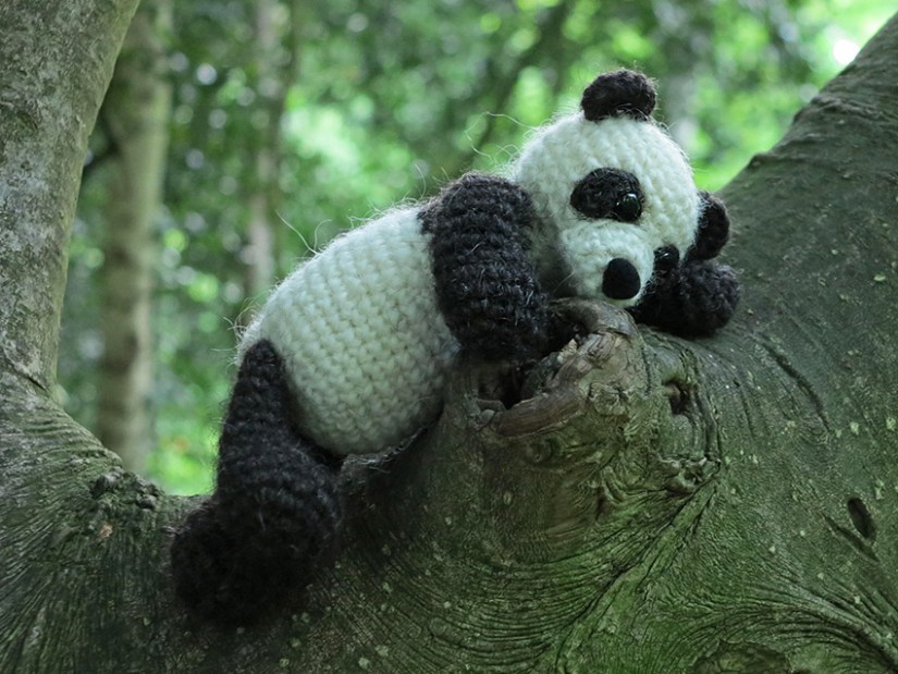 crochet panda bear
