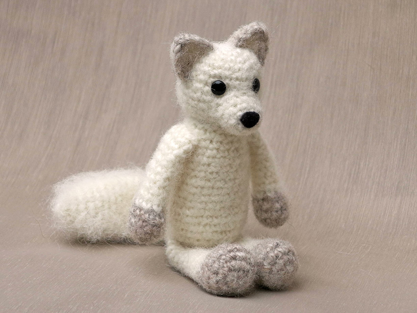 amigurumi arctic fox crochet 