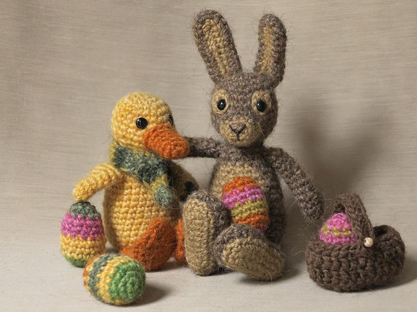 easter spring crochet animals