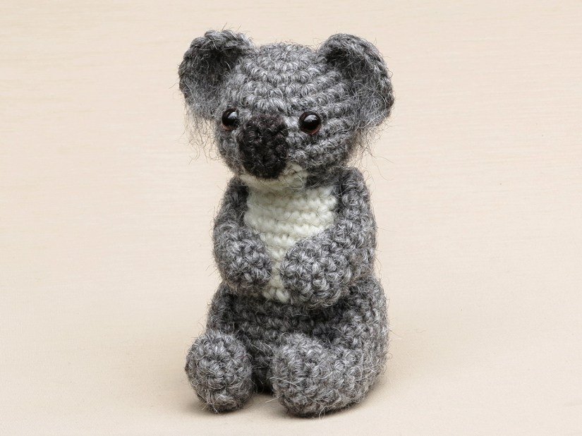 realistic crochet koala bear