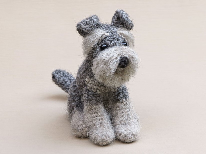 Schnoodge crochet Schnauzer pattern