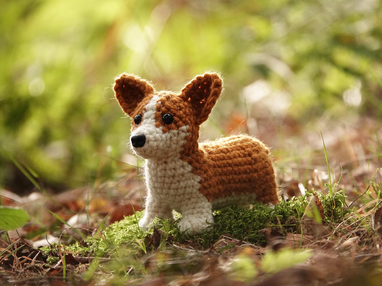 amigurumi corgi puppy