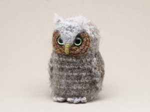 realistic owl amigurumi